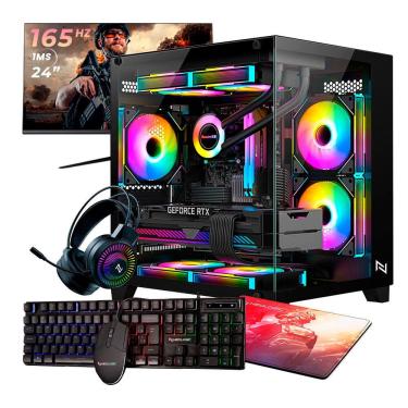 Imagem de Pc Gamer Completo Ryzen 5 5600GT, 16GB 3200Mhz, (Radeon Vega 7 Integrado), A520M DX, SSD 480GB M.2, 500W 80 Plus, 3 fans RGB, Neologic - NLI89022
