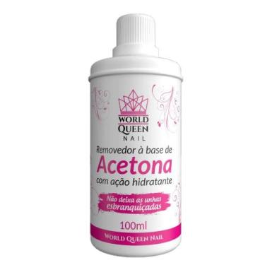 Imagem de Removedor de esmalte com acetona 100ml - world queen - WORLD QUEEN 