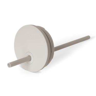 Imagem de Simple Modern Tampa do copo com canudo | Substituição reutilizável serve apenas para caneca de viagem Trek de aço inoxidável garrafa de água gelada para café | Coleção Trek | Bétula de amêndoa