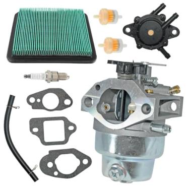 Imagem de Partman Carburador 16100-Z0L-023 adequado para Honda GCV160 GCV160A GCV160LA GCV160LA0 GCV160LE GC135 GC160 HRB216 HRS216 HRT216 HRZ216 com 17211-Z0 L8-02 3 filtros de ar