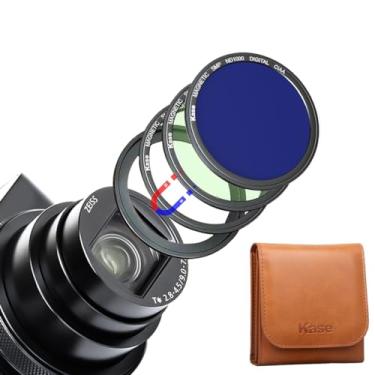Imagem de Kase Kit de filtro magnético Wolverine UV/CPL/ND1000 para câmera apontar e disparar, protetor de filtro polarizador ND de densidade neutra para ZV-1 RX100 III IV V VI VII para Canon G5X G7X GX9