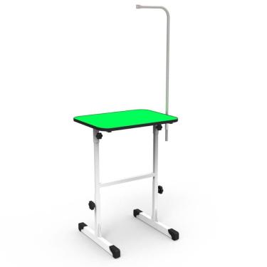 Imagem de Mesa para Tosa Pequena Minag Verde com Regulagem de Altura Tampo de 40×60