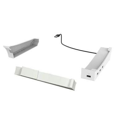 Imagem de Horizontal Stand with 3 USB 2.0 Ports & 1 Fast Charging Port Base Bracket Holder Compatible for PS5 Slim Console