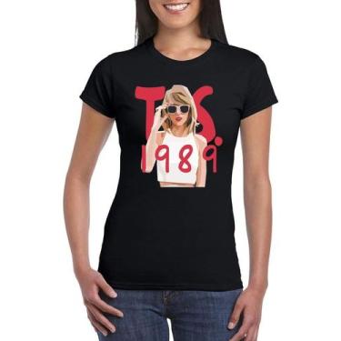 Imagem de Camisa Feminina Taylor Swift TS. 1989 The Eras Baby Look - DTF - SEMPR