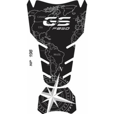 Imagem de Adesivo Tankpad Bmw F850gs Adventure Rallye - Resitank, Preto