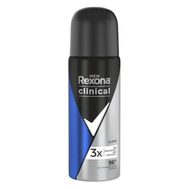 Imagem de Desodorante Antitranspirante Aerosol Rexona Men Clinical Classic Clean 55ml