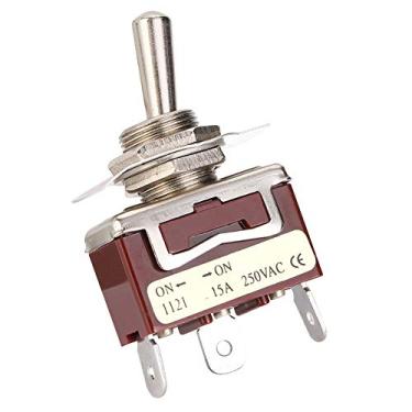Imagem de Interruptor de Alternância On-line, 3 Pino 12mm 2 Posição 15a 250V Com Tamanho Compacto para Automóvel, Eletrodomésticos, Controle Industrial