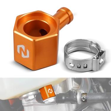 Imagem de NICECNC Conectores de linha de combustível laranja compatíveis com KTM 150 XCW, 250 300 XCW/EXC/XC 6Days TPi, 350 500 EXC-F/XCF-W 6 dias Erzberg, 250 350 450 SXF/XCF 2020-2022, consulte o ajuste
