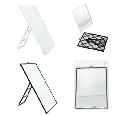 Imagem de 10 Espelhos Mesa e Parede Retangular Moldura para Maquiagem - Fx