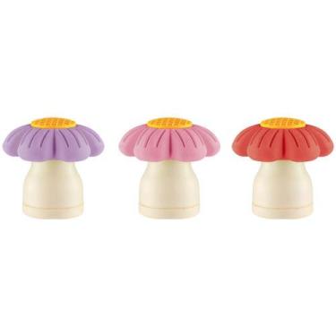 Imagem de Borracha Colorida TRIS Floral com Apontador 3 Cores Sortidas Display c