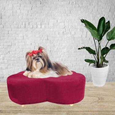 Imagem de Puff Cama Pet Lili - B Home Decor , Vermelho