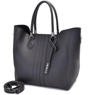 Imagem de Bolsa feminina Moncci Sacola Grande Preta