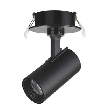 Imagem de Spot LED de Embutir 7W 3000K Preto Bivolt Foxlux