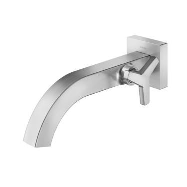 Imagem de Torneira Para Lavatório De Parede City Grafite Escovado Docol