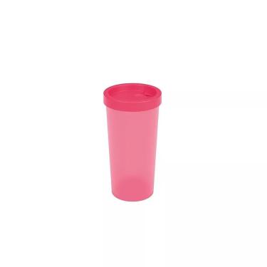 Imagem de Copo com Tampa Nutri 500ml Rosa Coza