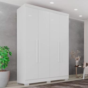 Imagem de Guarda-roupa Casal 4 Portas 2 Gavetas França