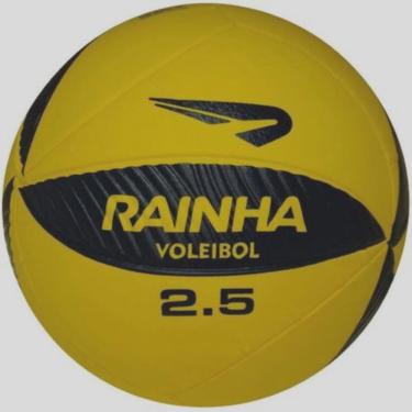 Imagem de Bola de Vôlei Rainha 2.5 - Amarela e Azul
