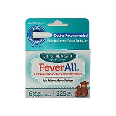 Imagem de Feverall Supositório Junior 6 Unidades - Pacote com 2