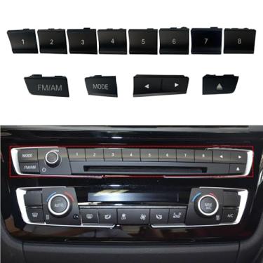 Imagem de Tampa do botão do interruptor de CD do rádio do carro, painel frontal, substituição para BMW Série 3 F Chassis 1 2 4 Series F30 F32 F34 F35 2013-2016 (Botão CD -1)
