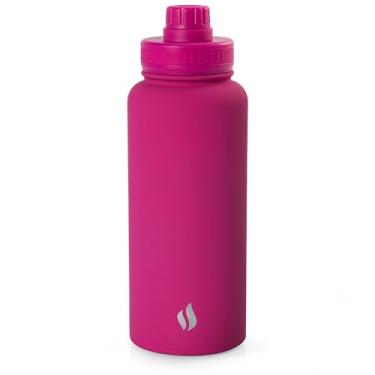 Imagem de TERMOPRO Squeeze Térmico Mayall 1L Rosa Dupla camada Aço Inox com Alça e Tampa Antivaza...