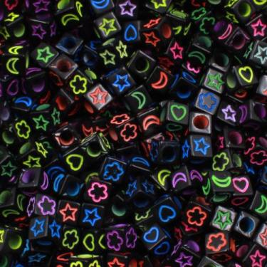 Imagem de Entremeio Quadradinho Infantil 6X6mm Em Plastico Com 500Gr - LADEIRA B