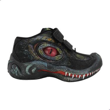 Imagem de Tênis Infantil Menino Dinossauro Led no Olho