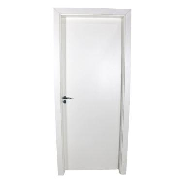 Imagem de Kit Porta de Madeira Completa 213x84cm Batente 12cm Lado Esquerda Branco