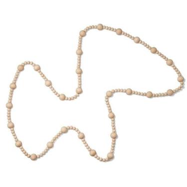 Imagem de COLAR JAPAMALA DECORATIVO EM MADEIRA MART 89cm