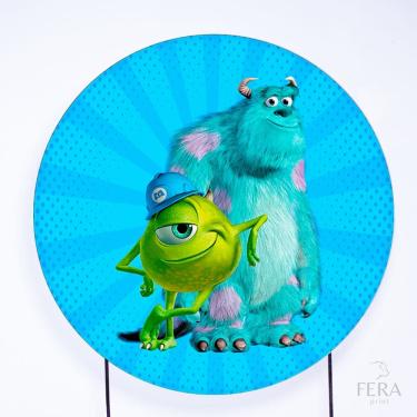 Imagem de Painel Decorativo para Festa 1,30x1,30 metros Vesti Fácil com Elástico Monstros S.A - Fera Print