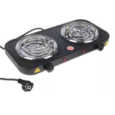 Imagem de Fogão Cooktop Elétrico 2 Bocas 2500w, Portátil 127v - LOJA 1, 110V