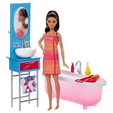Imagem de Boneca Barbie Com Móveis Acessórios Cozinha DVX51 Mattel