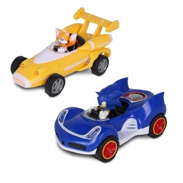 Imagem de Brinquedo Carrinhos de Fricção Sonic & All Stars Racing Tails & Sonic NKOK