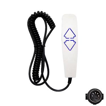 Imagem de Fruhdi 2 Button 5 Pin Prong Remote Handset Controller Hand Control Replacement with USB and Backlight for Lift Chairs Power Recliners