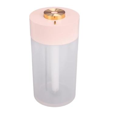 Imagem de Tanque de água de 350ml, Umidificador de Mesa, Modos de Spray Duplo, Conveniência Sem Fio, Luz Ambiente Suave e Inteligente (Rosa)