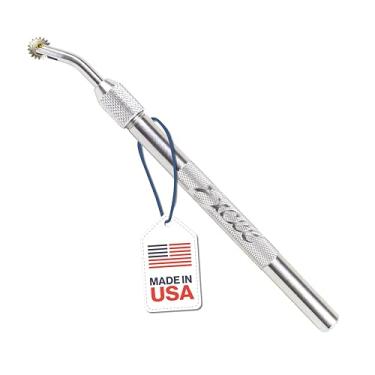 Imagem de Excel Blades Pounce Wheel – Ferramenta de rastreamento, perfuração, corte, costura, acolchoamento e gravação de tecido de aço inoxidável, roda de 7/16 polegadas