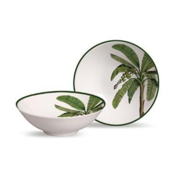 Imagem de Conjunto 6 Bowls Decorados Malibu 300Ml - Alleanza Cerâmica