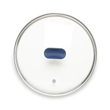 Imagem de Tampa De Vidro Ichef Polishop - Shark Series - 28cm - Azul | Azul 28 Cm