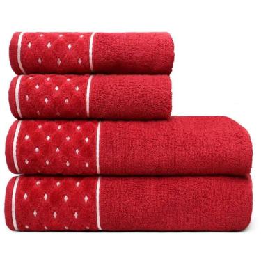 Imagem de Jogo Toalha De Banho 4 Peças Safira Appel Tango