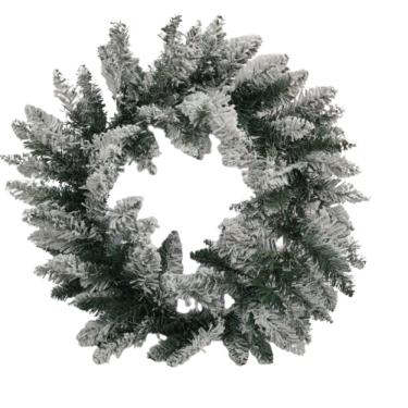 Imagem de Guirlanda Natal Aramada Nevada 60 Cm