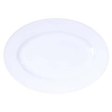 Imagem de Travessa Oval Tramontina Maria Augusta Em Porcelana 40x29 Cm