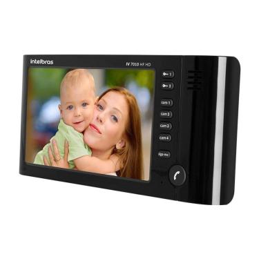 Imagem de Módulo Interno Videoporteiro Intelbras Iv 7010 Hf Hd Preto | Tecnologia Hd