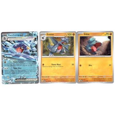 Imagem de Garchomp ex 038/182 - Paradox Rift - Tera Double Rare - Pokemon 3 Card Lot