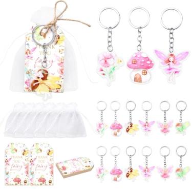 Imagem de Serencatcher Lembrancinhas De Aniversário Fadas, 72 Peças, Chá Bebê, Inclui Chaveiro, Etiquetas Agradecimento Para Tema Noiva, Casamento, Despedida Solteira