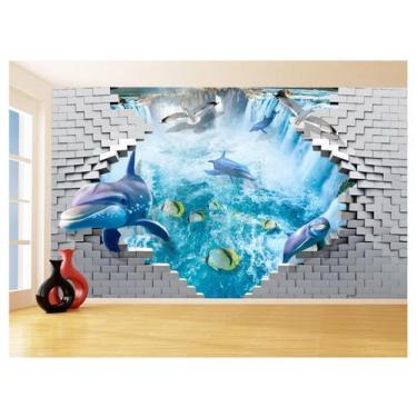 Imagem de Papel Para Piso De Porcelanato Liquido Água 3,5M Flr22 - Você Decora