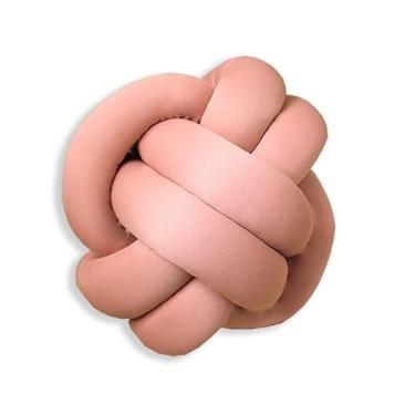 Imagem de Almofada Decorativa Nó Malha Rosê 100% Algodão