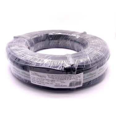 Imagem de Cabo Micro Espiralado Emborrachado 2x0.50mm - Mult Cabo - Rolo Com 100