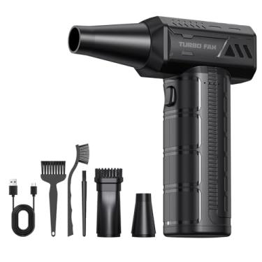 Imagem de CAGIWIRU Ar Comprimido-Duster-Mini-Jet-Blower-Limpador De Teclado-Soprador De Ar 300000 Rpm -10000Mah-Substituir Lata De Ar-Espanadores De Ar Para Carro-Espanador Elétrico Para Pc-Ventilador Turbo-K