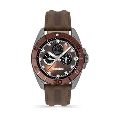 Imagem de Timberland Relógio masculino Fairhill, Marrom escuro, Moderno