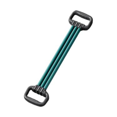 Imagem de Colaxi Expansor de peito, puxador muscular, faixa de tensão ajustável, prática para treinamento de força de braço, corda para força de braço, ombros e costas, Verde