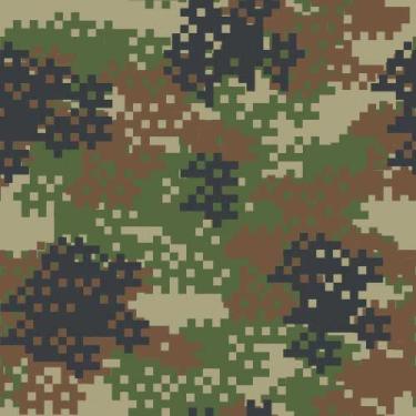 Imagem de Papel de Parede Adesivo Camuflado Abstrato 36471 0,58x3,00M - Adesivo 